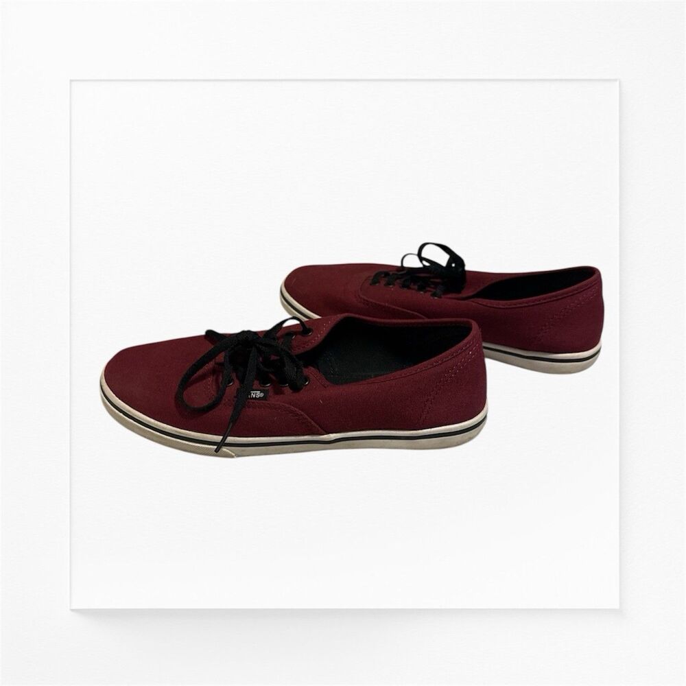 Maroon Canvas VANS, Men’s 6.5/Women’s 8